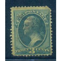 Used 158 3c George Washington Barely Clears M00227