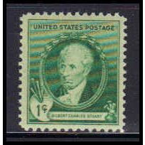 884 1c Gilbert Stuart Fine Plus MNH KA3646