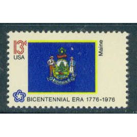1655 13c Flag of Maine Fine MNH KA6520 (25)
