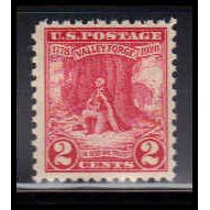 645 2c Valley Forge Fine MNH O1533
