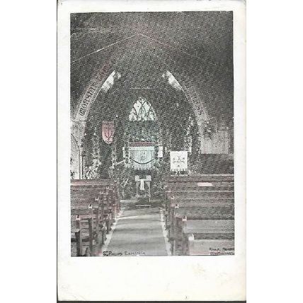 Exning, Suffolk - St. Philips Church - postcard 1905 pmk