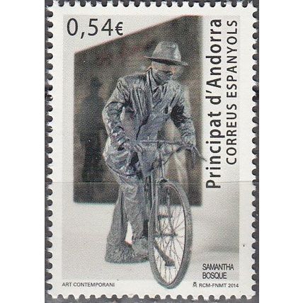 Andorra Español 2014 Yvert 404 Neuf ** Cote (2017) 2.00 € Samantha Bosque