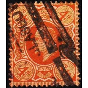 Great Britain. 1902 4d S.G.240 Used