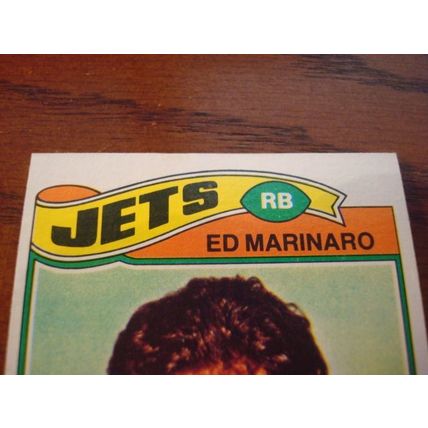 1977 Topps, ED MARINARO, Jets/Movie Star, #87