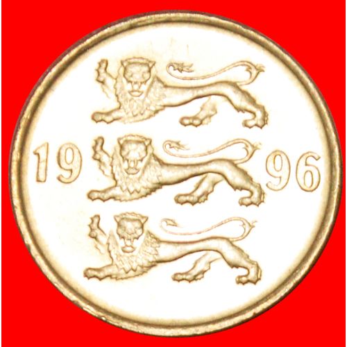 LIONS: estonia (ex. the USSR) ★ 20 CENTS 1996! LOW START ★ NO RESERVE!