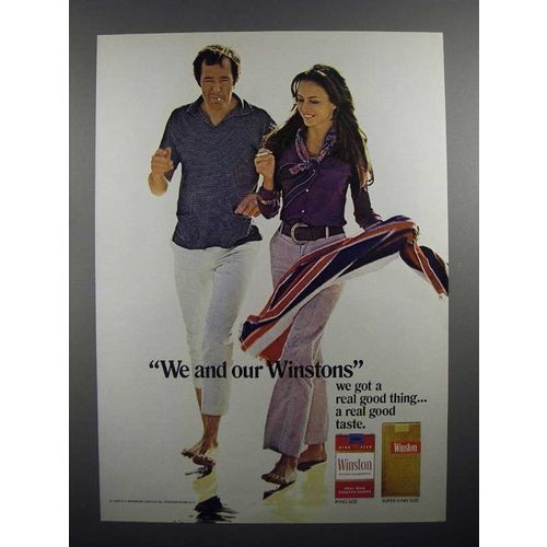 1970 Winston Cigarette Ad - We and Our Winstons