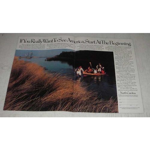 1984 North Carolina Tourism Ad - Want to See America