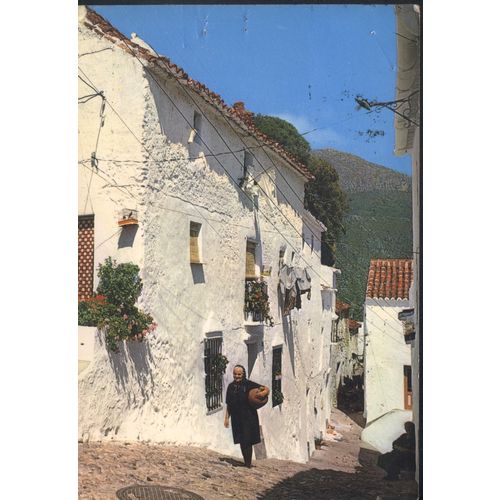 Spain Postcard 1982 - Typical Street - Casares - Costa Del Sol