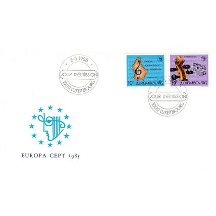Luxembourg 1985 Europa FDC special cancel Unaddressed VGC