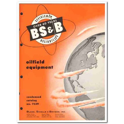 Black Sivalls Bryson Inc 1959 vintage oil gas catalog oilfield casing