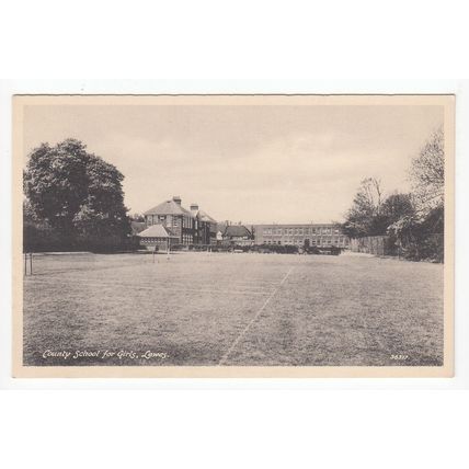 County School for Girls Lewes Postcard East Sussex 36317