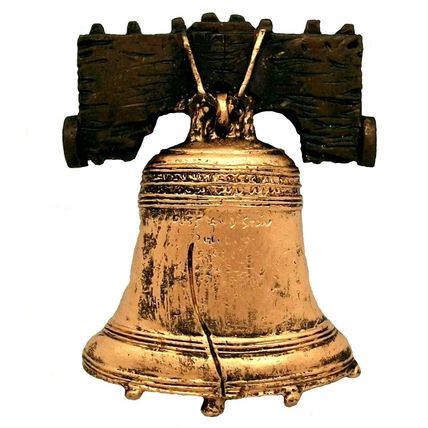 Liberty Bell Ceramic Fridge Magnet