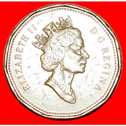 LUCKY LOONIE (1990-2003): CANADA ★ 1 DOLLAR 1990! ★LOW START★NO RESERVE