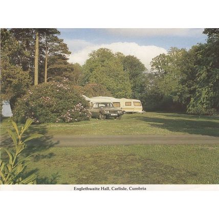 Englethwaite Hall Carlisle Cumbria Caravan Club Postcard