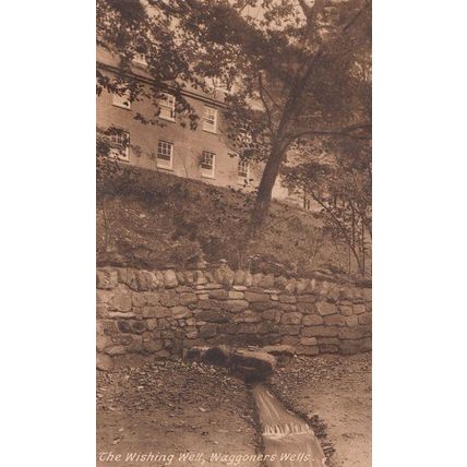Waggoners Wishing Well Wells Surrey Antique Postcard