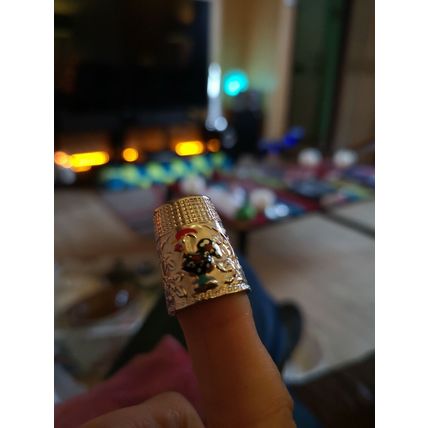 Cute Metal Thimble Greece. Unusual design