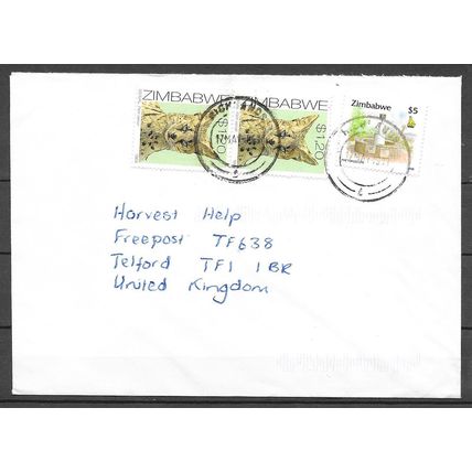ZIMBABWE LETTRE - REF 12