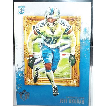 2020 Chronicles JEFF OKUDAH (Lions) Gridiron Kings Rookie Card #GK-40