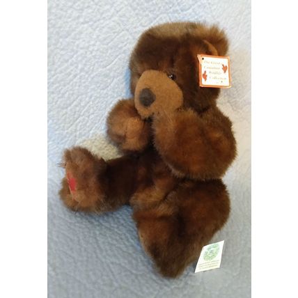 JASPER SLEEPLY BROWN BEAR CUB PLUSH RUSS GREAT CANADIAN WILDLIFE COLLECTION