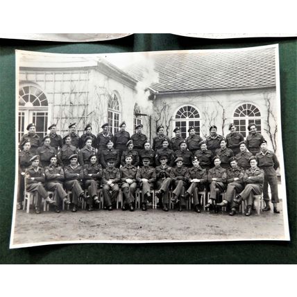 WW2 Photographs British Military Soldiers BAOR Bad Driburg & Arc De Triomphe