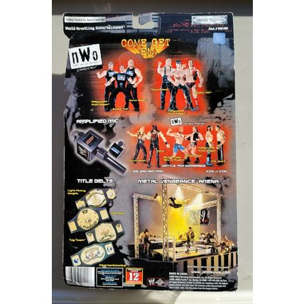 wwe wwf ljn hasbro classic superstars n.w.o back & bad hulk hogan figure