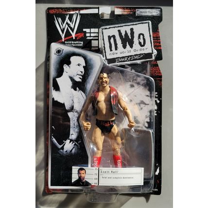 wwe wwf ljn classic superstars n.w.o back & bad scott hall wrestling figure