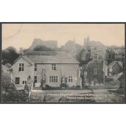 Princess Elizabeth's Window, Carisbrooke Castle, IOW, c.1910 - Wyndham Postcard