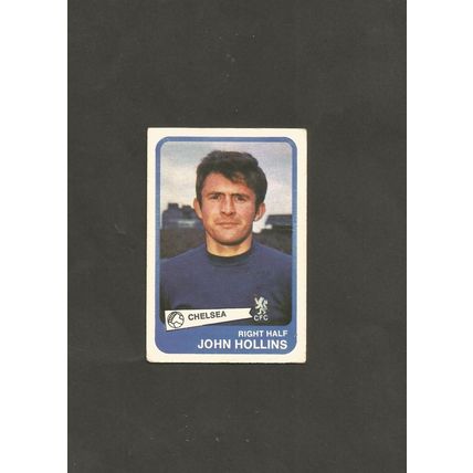 A&BC Gum, FOOTBALLERS, Yellow Back,John Hollins Chelsea #29
