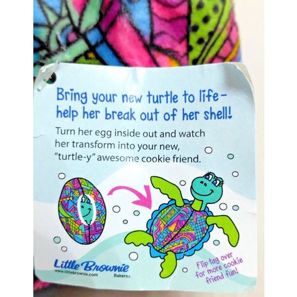 Little Brownie Bakers Originals Plush Stuffed Animal Multicolor Turtle Hatchling
