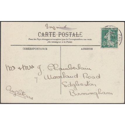Pensionnat de Mesdames Yeatman & Easton, Neuilly-Paris, 1909 - Fréon CPA