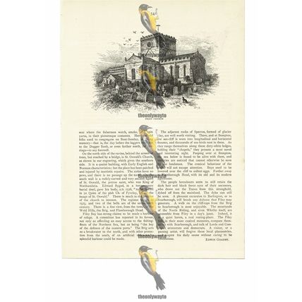 Filey Church, North Yorkshire, England, Book Illustration (Print), 1884