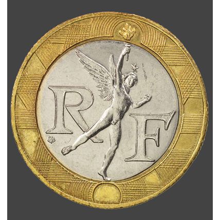 France - 5th Republic 1959 to 2001 Pre-Euro- 10 Francs Genie - Select the Date
