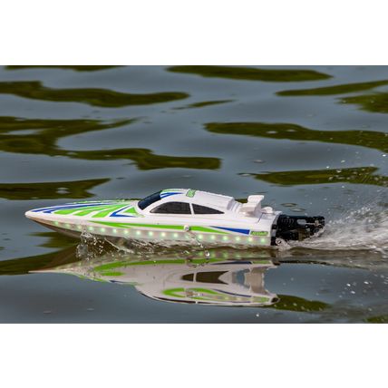 LightWave 400BL RTR Brushless RC Boat W/Lipo Batt +Charger and LED Lights! FAST!