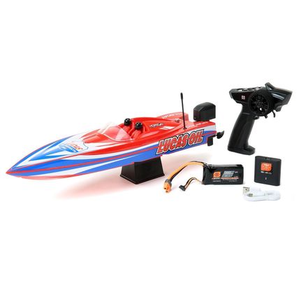 Lucas Oil 17" Power Boat Racer Self-Righting Deep-V RTR Brushless RC Boat W/Lipo
