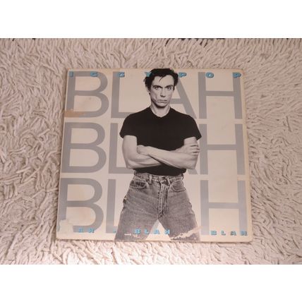 IGGY POP, BLAH BLAH BLAH VINYL LP.