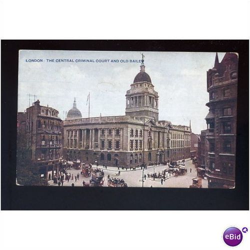 LONDON Central Criminal Court Postcard by Celesque