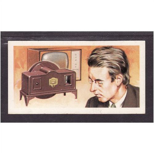 Brooke Bond Tea Card, Famous People, no.36 John Logie Baird