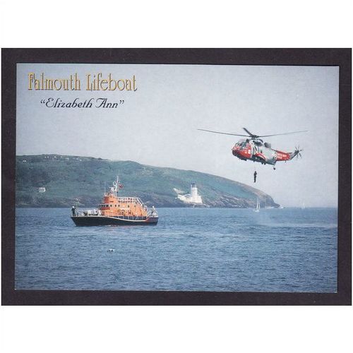 FALMOUTH LIFEBOAT, THE ELIZABETH ANN - CORNWALL - CARD No 2DC 1928 - UNUSED