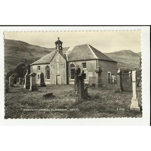 Argyllshire GLENDARUEL Kilmodan Church Postcard by Valentine (B 4936)