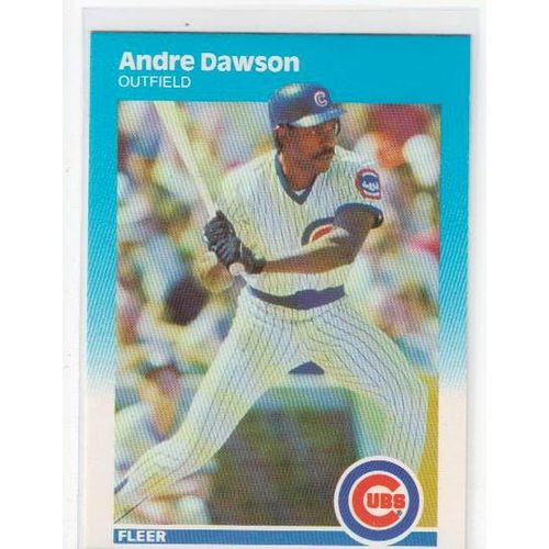 1987 Fleer Andre Dawson Traded baseball card #U-24- NM- HOF-Cubs