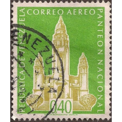VENEZUELA, National Pantheon, green 1960, 0.40 Bs
