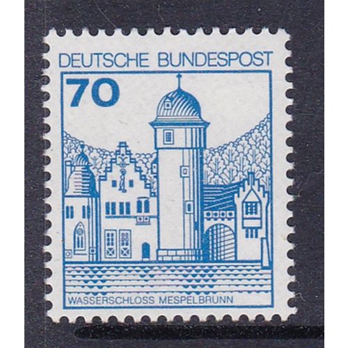 GERMANY 1977 CASTLES 70pf VALUE MNH SG1810