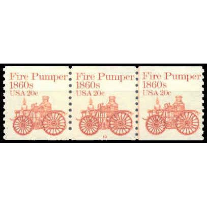 1908 20c Fire Pumper Fine MNH Dry Gum PNC 10/3 W1513