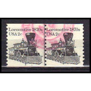 Used 1897A 2c Locomotive Fine CNP Left 3 PA0298