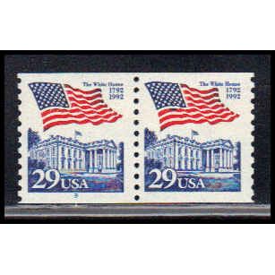 2609 29c U.S. Flag Over White House Very Fine MNH CNP Left 9 PA1475