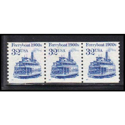 Used 2466 32c Ferryboat Very Fine PNC 5/3 PA2963