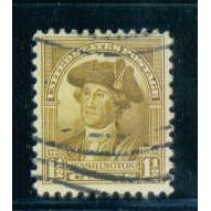 Used 706 1 1/2c George Washington Fine C0473