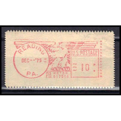 Used Revenue 10c Meter Reading, PA. E1883