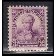 725 3c Daniel Webster Fine MNH O3608