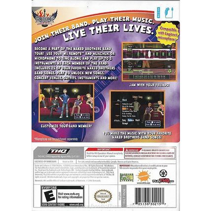 Nintendo Wii - The Naked Brothers Band: The Video Game (2008) *Complete*